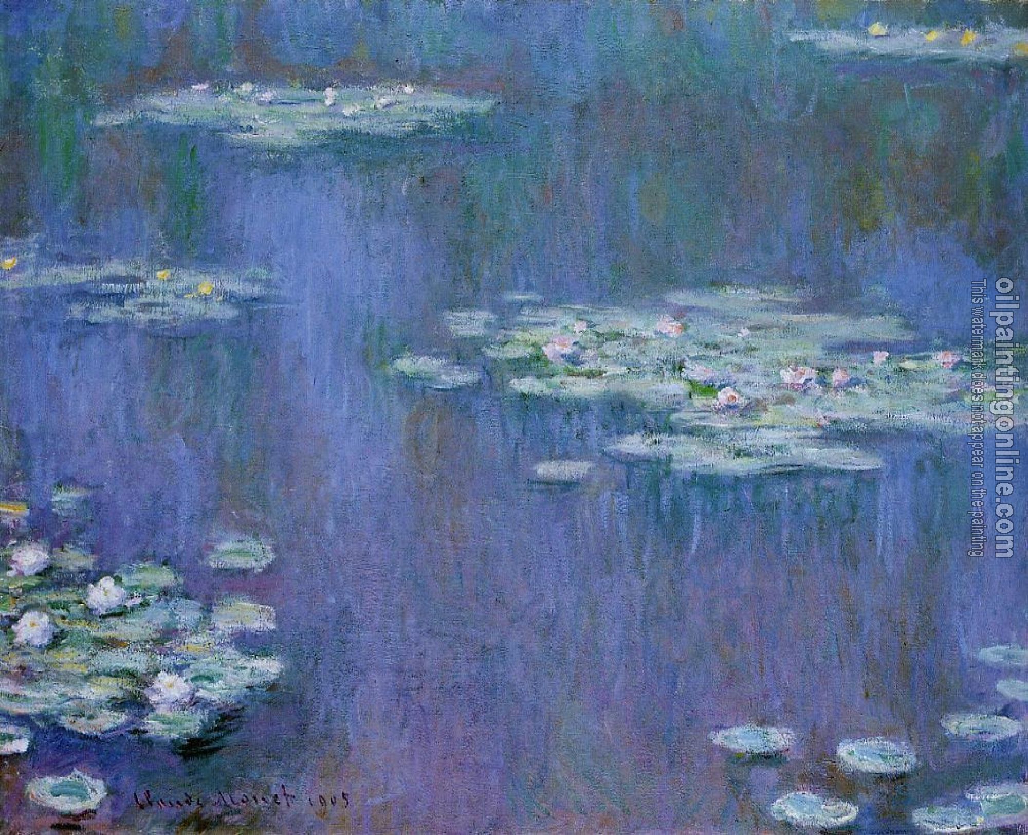 Monet, Claude Oscar - Water Lilies